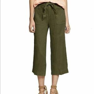 Sanctuary linen crop pants Navy color way 